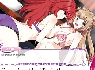 gros-nichons, masturbation, amateur, lesbienne, anime, hentai, mignonne, seins