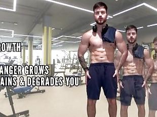 Giant growth - Gym stranger grows as he trains & degrades you