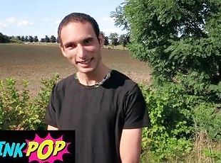 TWINKPOP - Horny Guy Finds A Young Man In The Fields And Offers Him...