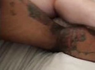 traseiros, gordo, cona-pussy, amador, interracial, adolescente, penetração-de-braço, bbw, branco, tatuagem