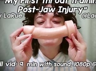 My First Throat Training Post-Jaw Injury FREE Trailer Lucy LaRue La...