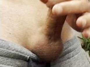 masturbation, amateur, ejaculation-sur-le-corps, énorme-bite, branlette, solo, bite