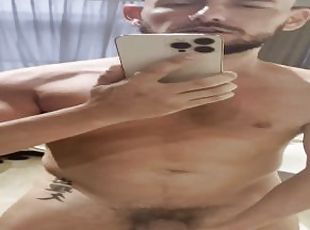 Daddy blowing a big load (full vid on my OF)