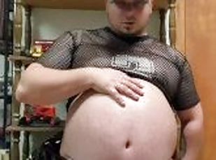 Just a beer bloating PA pig in tight clothes