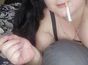 Gorgeous Domme BIG Titty BBW Smoking ???? you can deny the desire a...