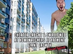 CHEATER CAUGHT & SWALLOWED AT HOMEWRECKERS APARTMENT GIANT GROWTH -...