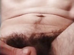 poilue, masturbation, amateur, ejaculation-sur-le-corps, énorme-bite, gay, maison, branlette, ejaculation, européenne