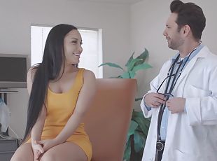 Hardcore fucking in the doctor's office with natural tits Gabi Paltrova