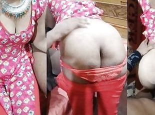 Indian homemade porn. Big ass wife in hot kurti and red tight leggi...