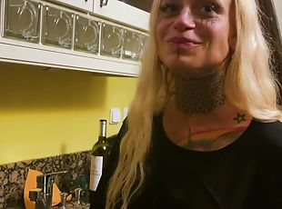 milf, hardcore, pornostaar, libu, sperma, tätoveering, karu