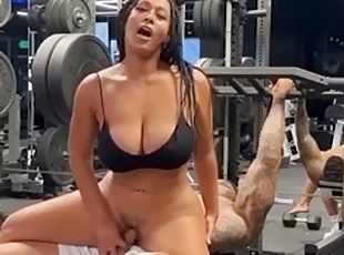 SLUT IN THE GYM WITH HER COACH LINKS + MORE In the description!!! Check that out!