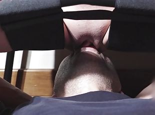 Lets use the chair for a good lick of my pussy until I cum - My pus...