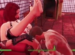 Redhead Orgasm Queen Double Fucked In Bar  Fallout 4 Sex Animation ...