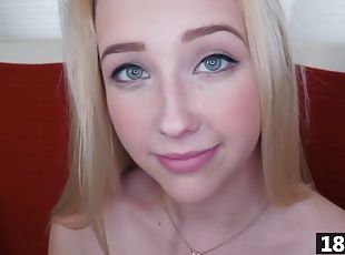 deepthroat, pov, høyskole, blond, naturlig