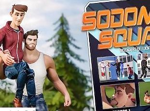 SodomySquad - Gay Superhero Alpha Saves Vulnerable Twink, Shoves Hi...