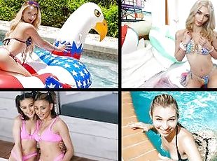 Bikinis and Cute Butts Compilation feat. Vanessa Moon, Alice Marie,...