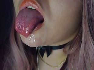 ASMR WET ????LICKING????UNTIL YOU`RE SATISFIED  PASSIONATE EAR LICK...
