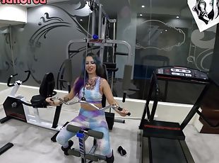 Big White Ass Fitness Freak Argentinian Gets Fucked In The Gym - Me...