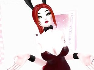 CherryErosXoXo VR Bunny Girl Slutty Funny Clip from Bunny Girl Teas...