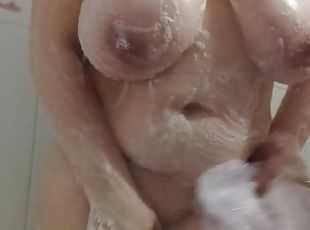 pantat, mandi, payudara-besar, orgasme, amatir, jenis-pornografi-milf, buatan-rumah, ibu, wanita-gemuk-yang-cantik, gemuk