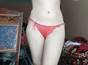 You liked my underwear because it was on my hot pussy solo masturba...