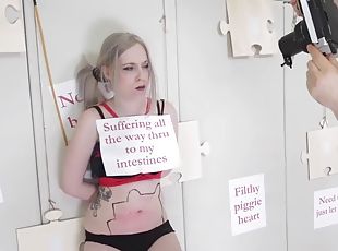 anal, hardcore, bdsm, blonda, cur-butt, fetish, inceandu-se, bondage