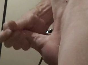 masturbation, vieux, amateur, mature, ejaculation-sur-le-corps, gay, secousses, ejaculation, plus-agée, solo