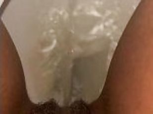 bañando, peluda, masturbación, orgasmo, meando, coño-pussy, amateur, negra-ebony, adolescente, ducha