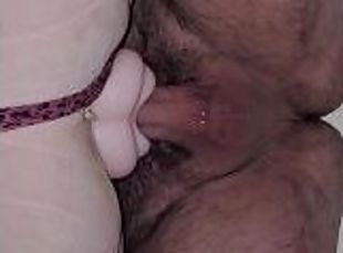 immens, muschi, dilettant, babe, beule-schuss, immens-glied, schwer, creampie, beule, ficken