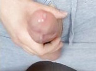 Big cock empties full balls before No Nut November