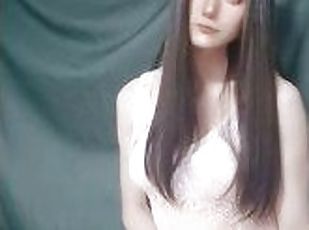 asiatique, masturbation, amateur, japonais, branlette, ladyboy, lingerie, webcam, taquinerie