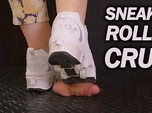 Shoejob with Roller Sneakers CBT - TamyStarly - Bootjob, Trampling, Ballbusting