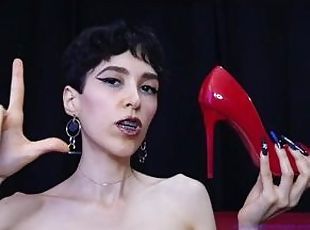 hirondelle, résille, italien, fétiche, maîtresse, humiliation, putain, talons-hauts