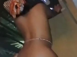CAUGHT SEXY STEPSISTER FUCKING ON THE BALCONY OF MIAMI, South Beach...
