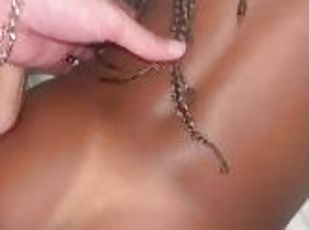 Braided teenage girl gets banged with wet passionate dick