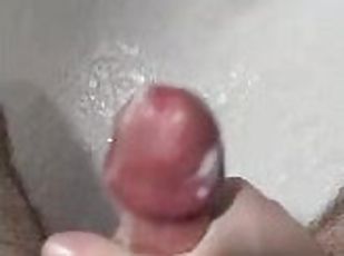 imbaiere, masturbare-masturbation, amatori, masturbare, sperma, dus, solo