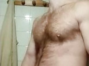 papa, masturbation, amateur, ejaculation-sur-le-corps, énorme-bite, gay, solo, pappounet, bite