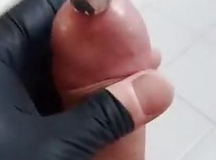 Masturbation with sperm plug