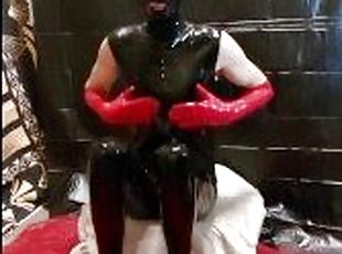 amatori, neamt, fetish, latex, solo, cauciuc