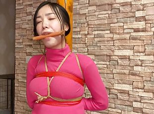 amatør, bdsm, kvælning, bondage, dominans, brunette