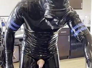 asiatique, masturbation, ejaculation-sur-le-corps, gay, branlette, bdsm, secousses, jeune-18, latex, solo